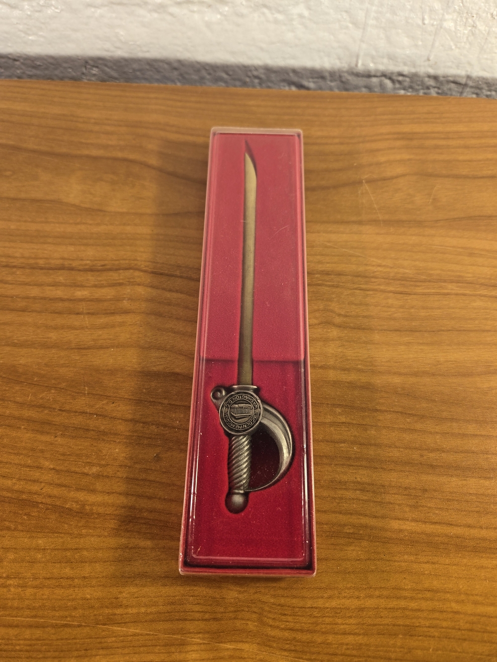 Brass Lincoln Memorial Washington D.C. Sword Collectible Letter Opener 1920-30
